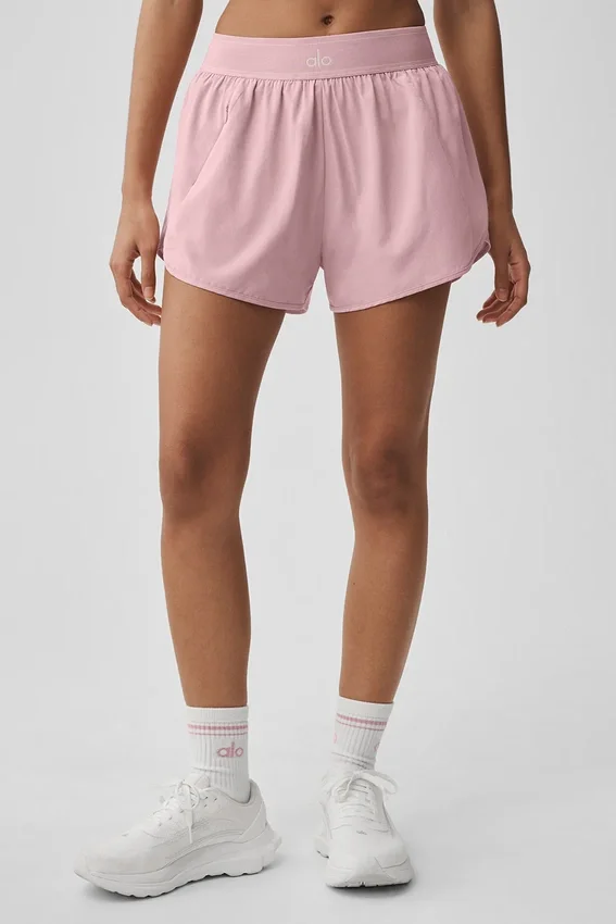 Pantalones cortos Match Point - Rosa vintage