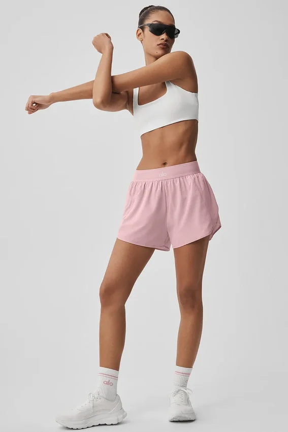 Pantalones cortos Match Point - Rosa vintage