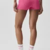 Pantalones cortos Noble de lana y cachemira con detalle acanalado - Rosa paraíso