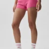 Pantalones cortos Noble de lana y cachemira con detalle acanalado - Rosa paraíso
