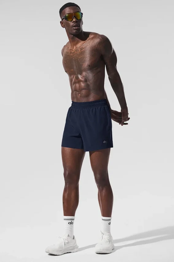 Pantalones cortos para correr Adapt de 5" - Azul marino