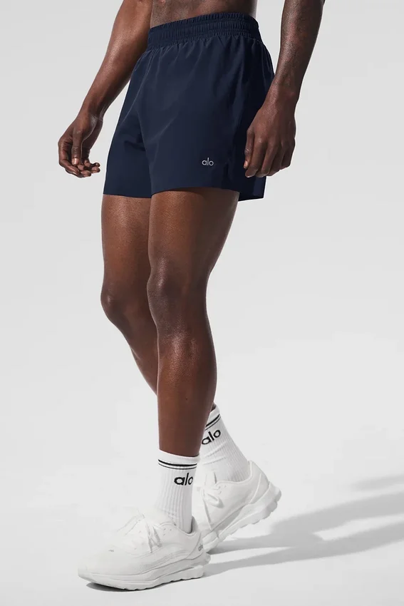 Pantalones cortos para correr Adapt de 5" - Azul marino