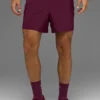 Pantalones cortos para correr Adapt de 5" - Burdeos
