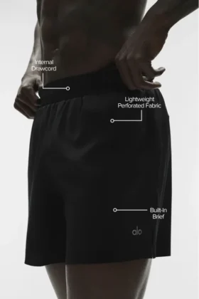 Pantalones cortos para correr Adapt de 5″ – Negro