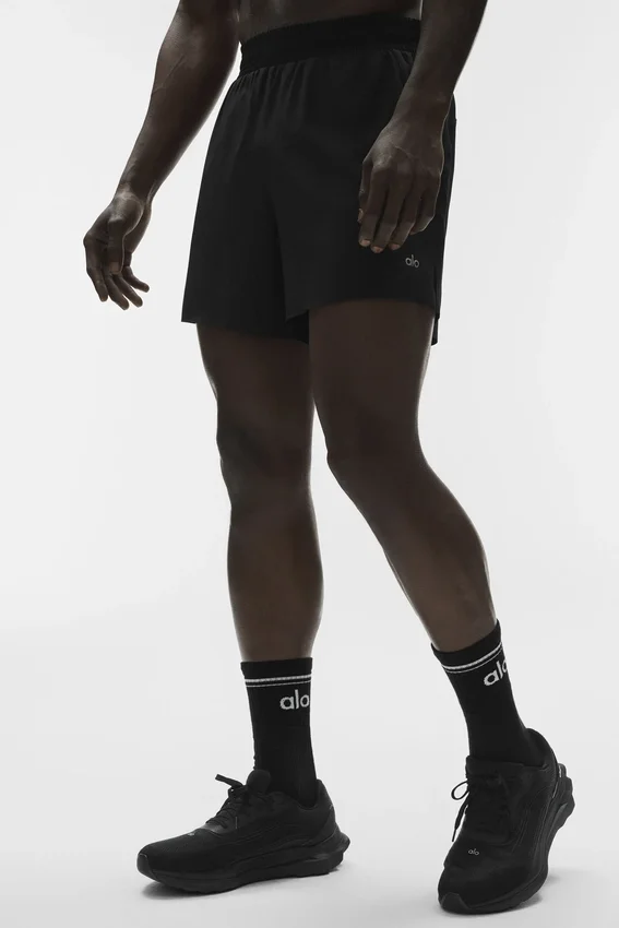 Pantalones cortos para correr Adapt de 5" - Negro