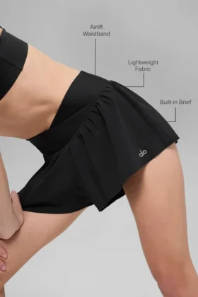 Pantalones cortos para correr V-Cute – Negro