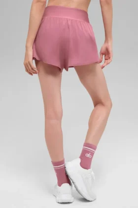 Pantalones cortos para correr V-Cute – Rosa silvestre