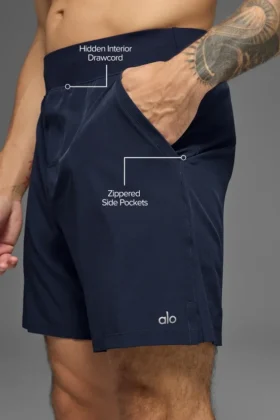 Pantalones cortos Repetition de 5″ – Azul marino