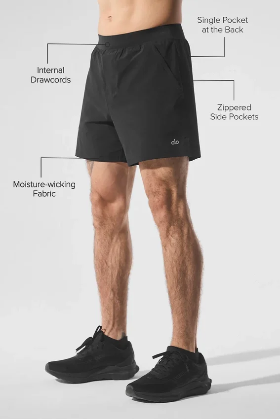 Pantalones cortos Repetition de 5" - Negro