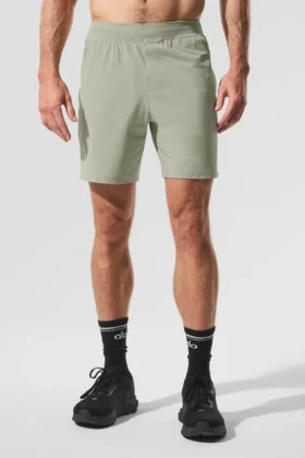 Pantalones cortos Repetition de 7" - Limestone