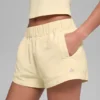 Pantalones cortos Socialite de cintura alta - Amarillo Candlelight