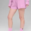 Pantalones cortos Winter Bliss de punto trenzado - Rosa corazón de caramelo