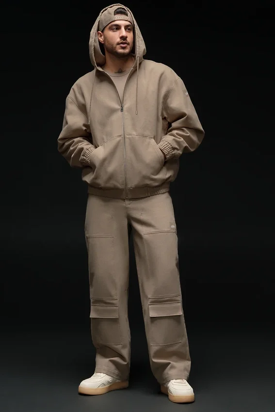 Pantalones de carpintero de lona de algodón - Gravel