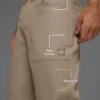 Pantalones de carpintero de lona de algodón - Gravel
