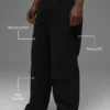Pantalones de carpintero de lona de algodón - Negro