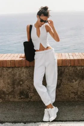 Pantalones de chándal Accolade - Blanco
