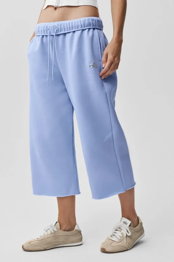 Pantalones de chándal Accolade Cutoff - Azul Provenza claro