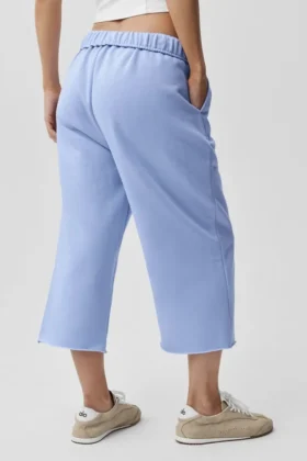 Pantalones de chándal Accolade Cutoff – Azul Provenza claro