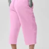 Pantalones de chándal Accolade Cutoff - Rosa Candy Heart