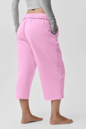 Pantalones de chándal Accolade Cutoff – Rosa Candy Heart