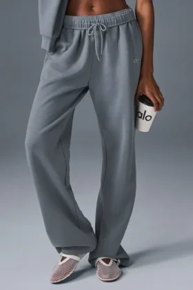 Pantalones de chándal Accolade de corte recto - Gris acero