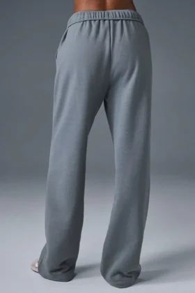 Pantalones de chándal Accolade de corte recto – Gris acero