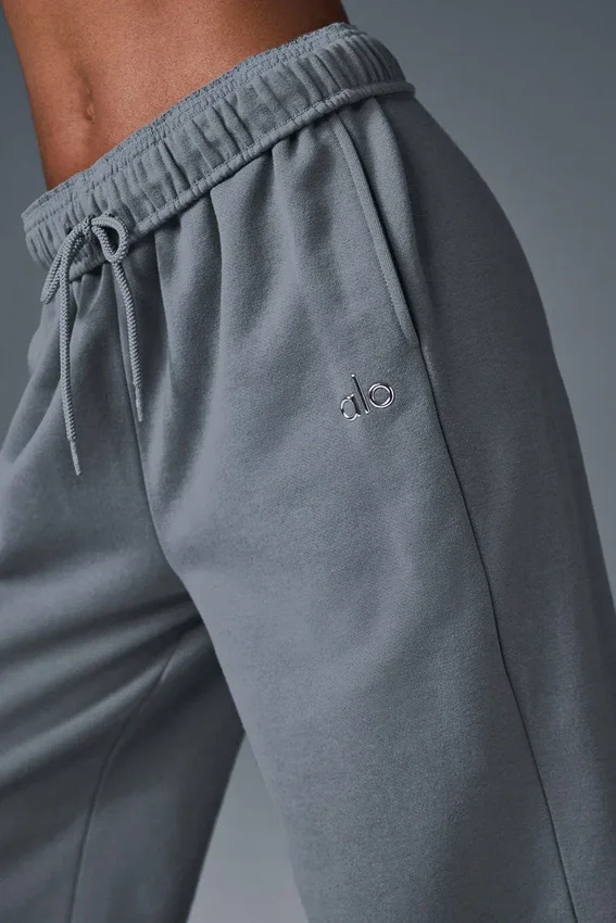 Pantalones de chándal Accolade de corte recto - Gris acero