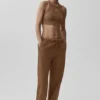 Pantalones de chándal Accolade de corte recto - Marrón bronceado