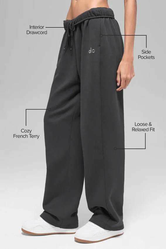 Pantalones de chándal Accolade de pierna recta - Antracita