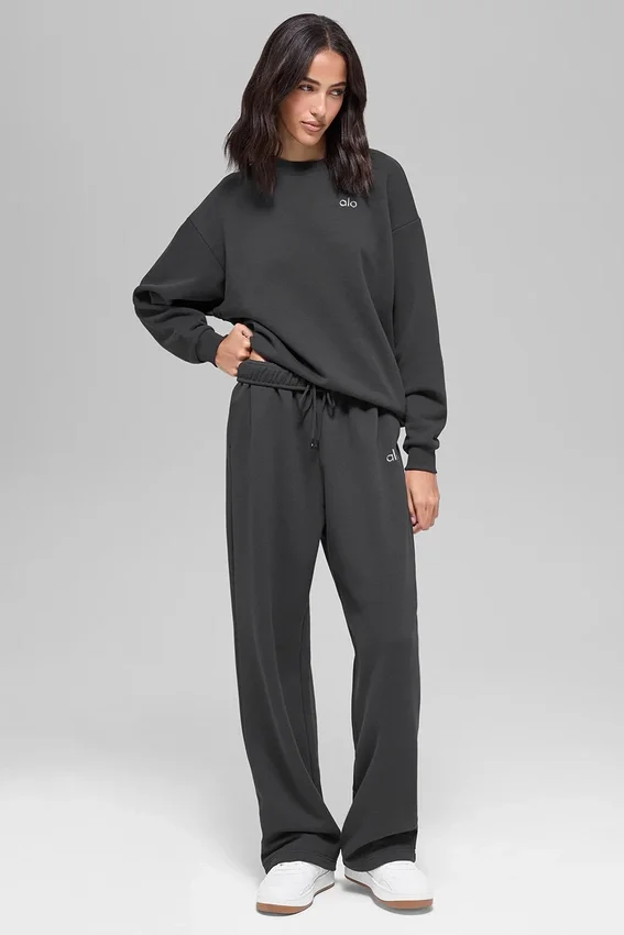 Pantalones de chándal Accolade de pierna recta - Antracita