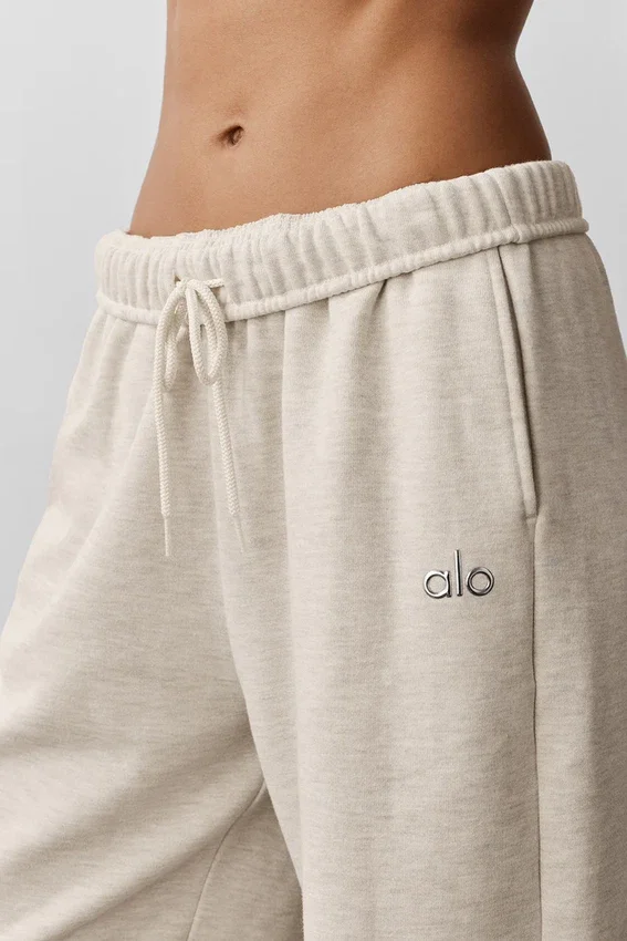 Pantalones de chándal Accolade de pierna recta - Avena jaspeada