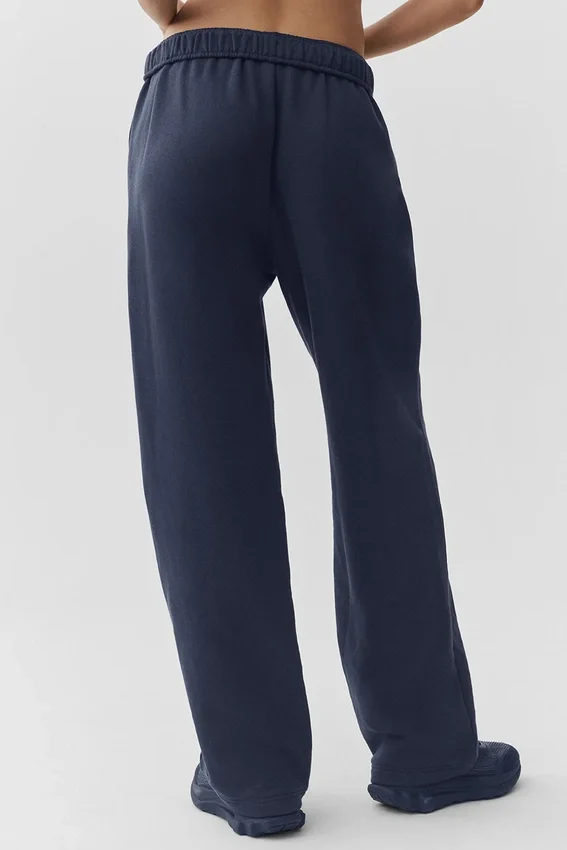 Pantalones de chándal Accolade de pierna recta - Azul marino