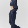 Pantalones de chándal Accolade de pierna recta - Azul marino
