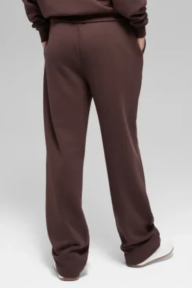 Pantalones de chándal Accolade de pierna recta – Brownstone