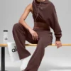 Pantalones de chándal Accolade de pierna recta - Brownstone
