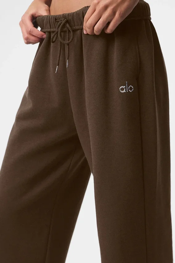 Pantalones de chándal Accolade de pierna recta - Espresso