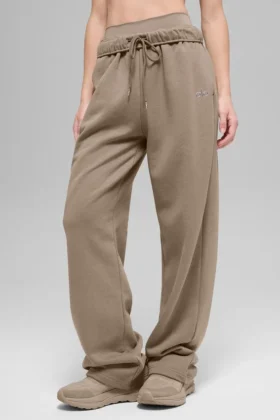 Pantalones de chándal Accolade de pierna recta - Grava