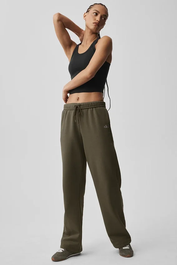 Pantalones de chándal Accolade de pierna recta - Olive Tree