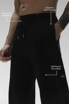 Pantalones de chándal Chill – Negro