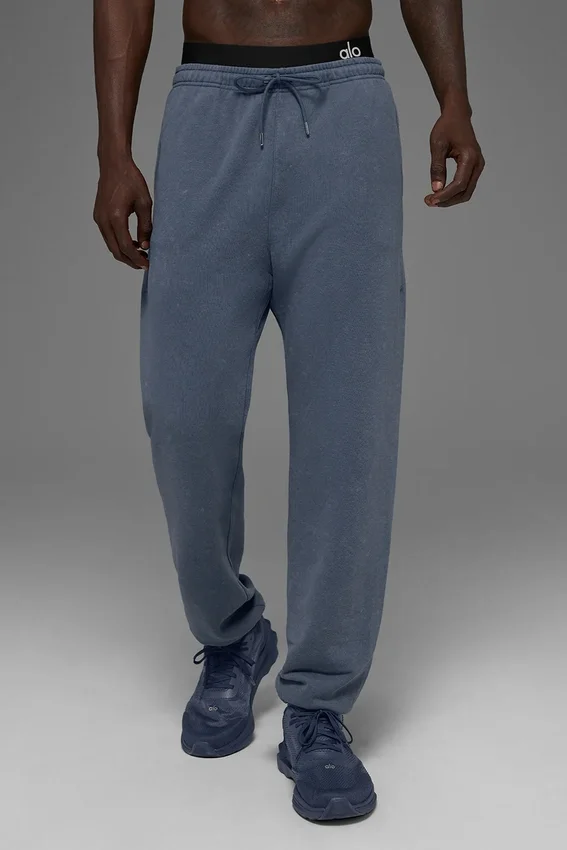 Pantalones de chándal con lavado vintage «Chill» - Lavado «Bluestone»