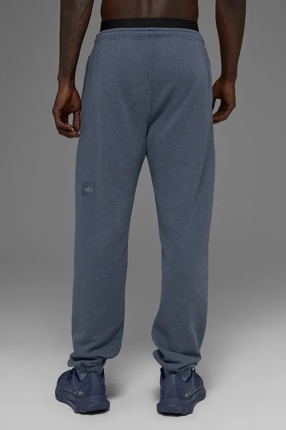 Pantalones de chándal con lavado vintage «Chill» - Lavado «Bluestone»