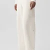 Pantalones de chándal de pierna ancha Serenity - Marfil