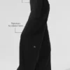 Pantalones de chándal de pierna ancha Serenity - Negro
