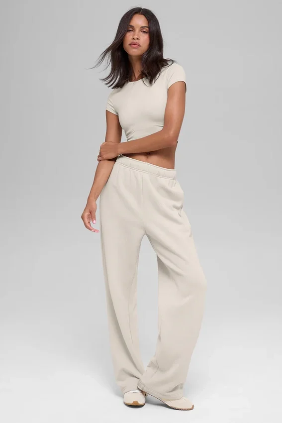 Pantalones de chándal de pierna recta Accolade - Bone