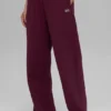 Pantalones de chándal de pierna recta Accolade - Burdeos