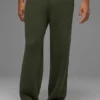 Pantalones de chándal de punto acanalado Domain - Verde oliva