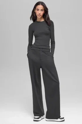 Pantalones de chándal High-Waist - Antracita