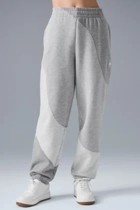 Pantalones de chándal Make Waves - Gris jaspeado atlético tonal