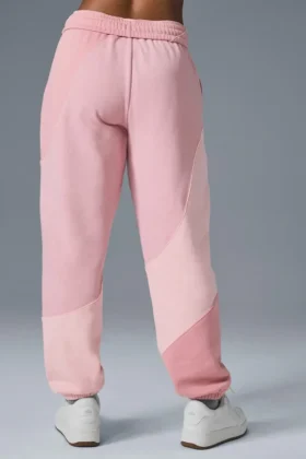 Pantalones de chándal Make Waves – Rosa atardecer tonal