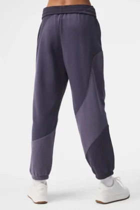 Pantalones de chándal Make Waves – Tonalidad ciruela italiana